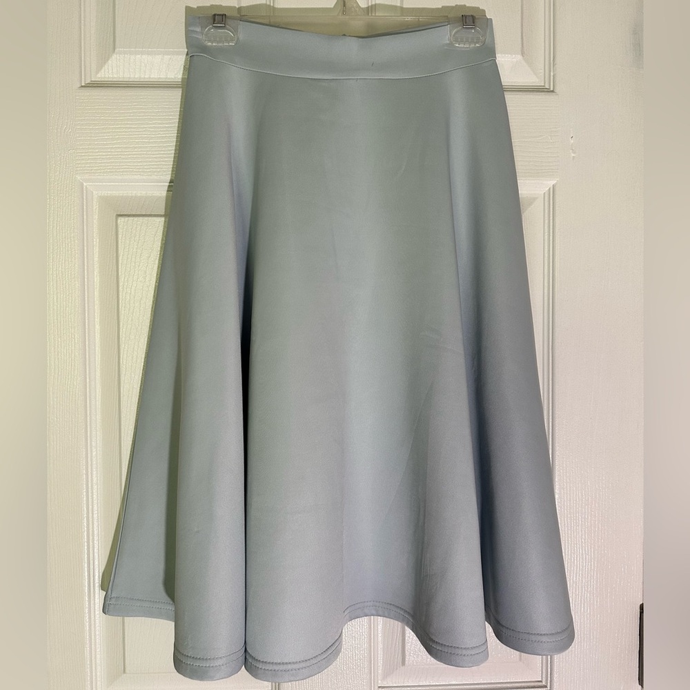 Baby blue skirt